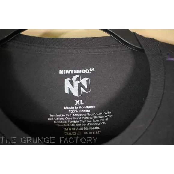 Nintendo 64 Graphic Black T-Shirt - Size XL - Picture 3 of 4
